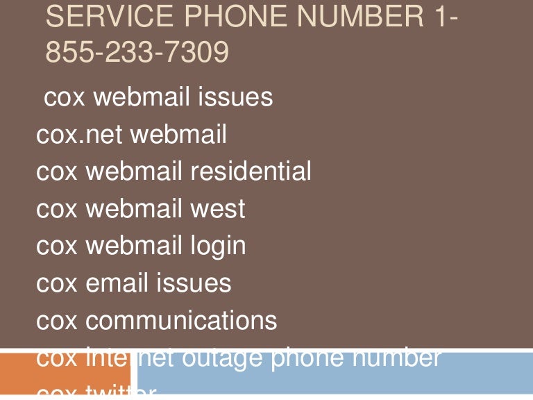 18334105666 Cox webmail customer service phone number