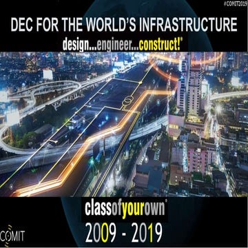 Design Engineer Construct for the World's Infrastructure #COMIT2019