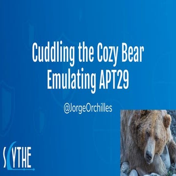 Cuddling the Cozy Bear Emulating APT29