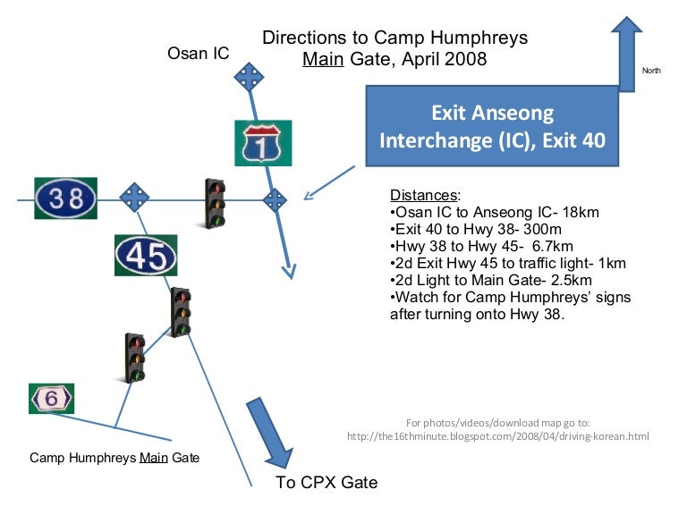 Camp Humphreys Building Numbers Map