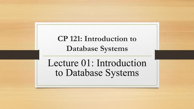 Cp 121 lecture 01