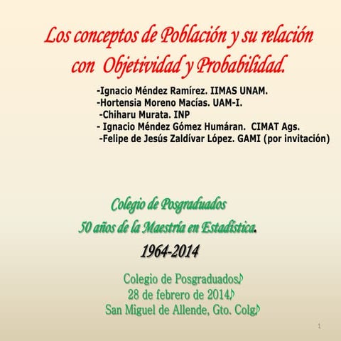 Seminario metodología de la investigación científica Ignacion Méndez