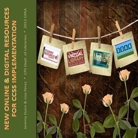 Online Digital Resources to Support CCSS Implementation