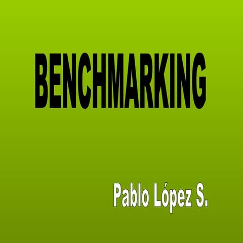 Benchmarking