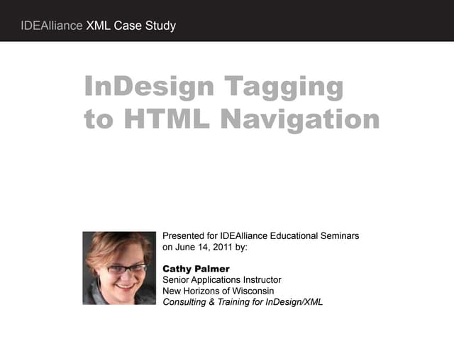 IDEAlliance XML case study