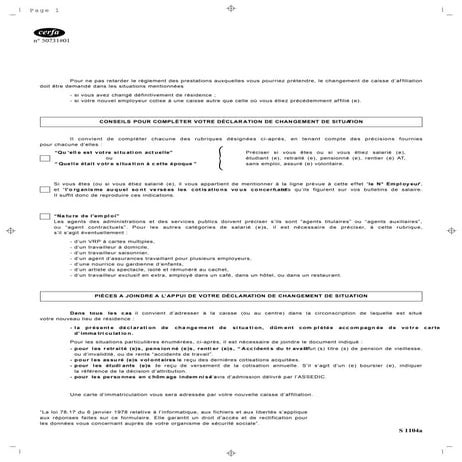 Cpam chgt situation2012_s1104 | PDF