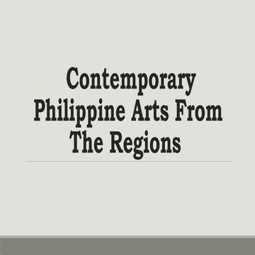 Contemporary Arts of the Philippines (History Timeline of the Philippines).pptx