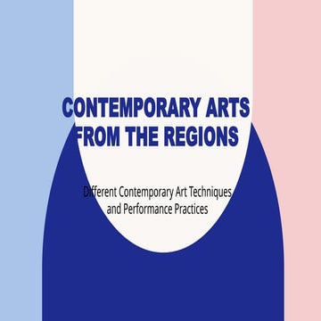 different art form from the regions of Philippines