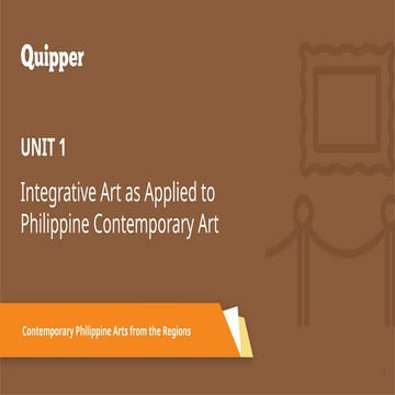CPAR 11_12 Q3 0102 Integrative Art As Applied To Philippine Contemporary Art ...