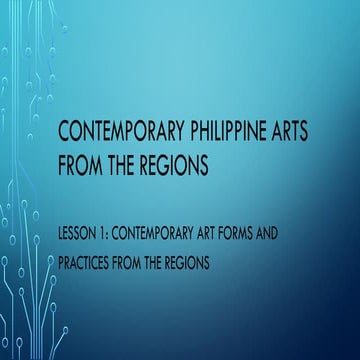 the arts and culture of contemporary period