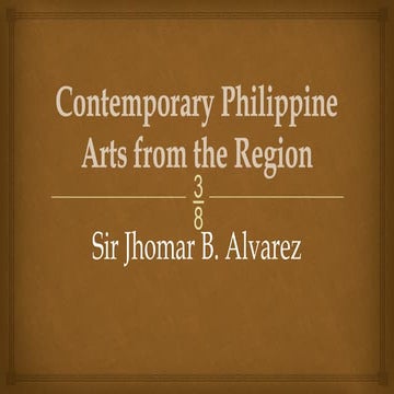 Traditional Art from the Philippines - Contemporary Philippine Arts from the ...