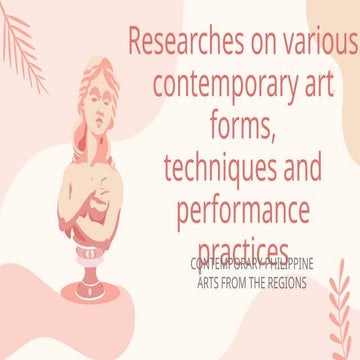 CPAR MODULE 1 Contemporary Arts for Senior High School Grade 12 Quarter 1 Mod...