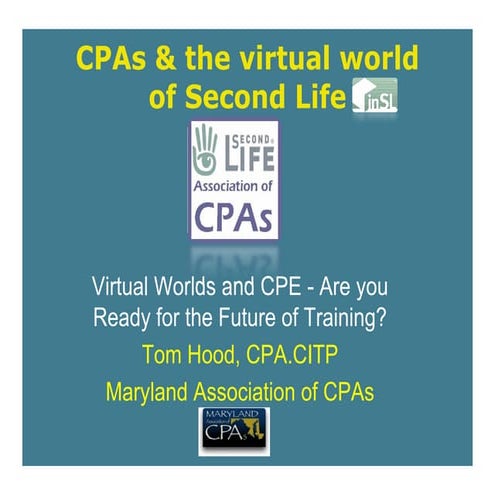 CPAs in Second Life