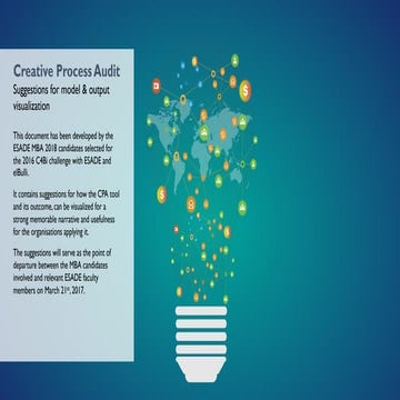 Creative Process Audit - Framework Development | PDF