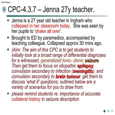 Pathology of CNS Tumors