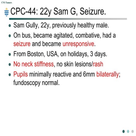 Pathology of CNS Tumors