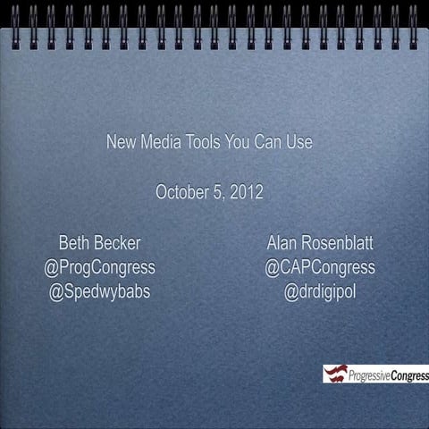 Social Media Tools You Can Use - CPC 2012.10.05