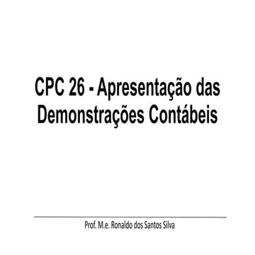 Cpc 26 apresentacao | PPTX