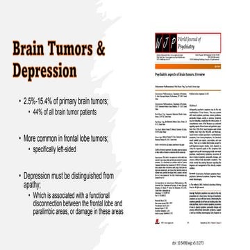 Depression & Brain Tumors