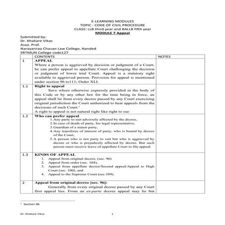 Cpc learning module 7 appeals