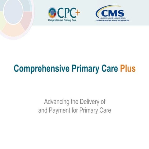 Webinar: Comprehensive Primary Care Plus - Model Overview