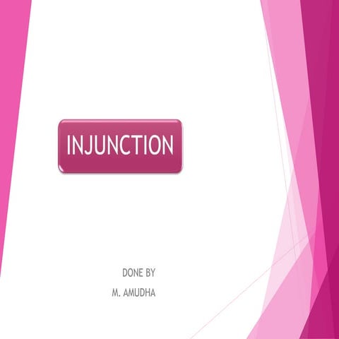 law relating to temporary injunction in india