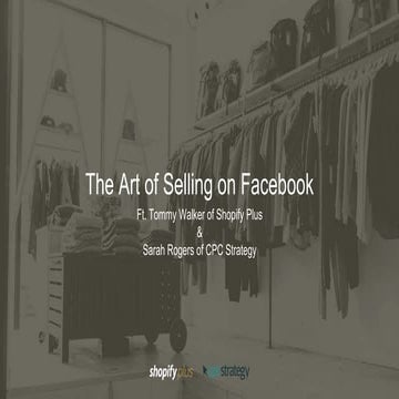The E-Commerce Business’s Approach to Facebook Performance Marketing