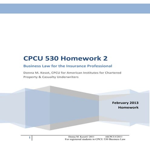 cpcu530homeworkchapters23feb20 
