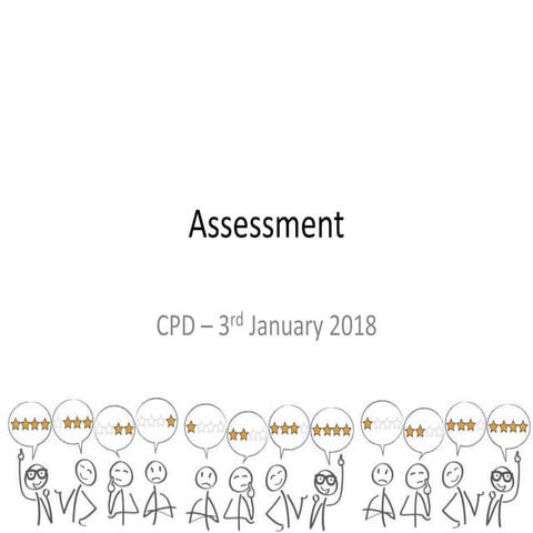 CPD assessment 2018