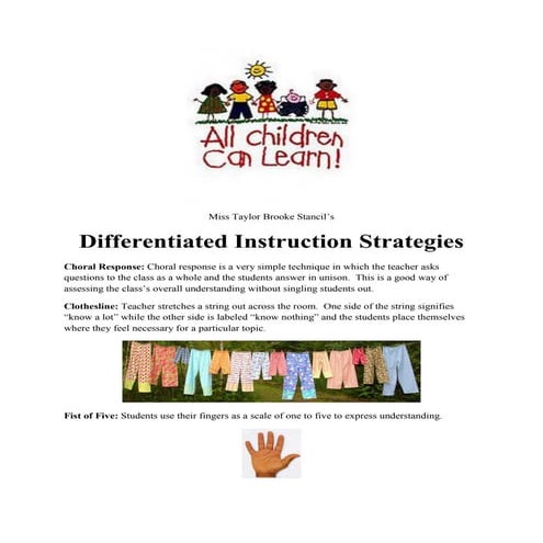 2. Differentiated Instruction Strategies