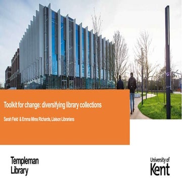 CPD25 student attainment :Toolkit for change diversifying library collections