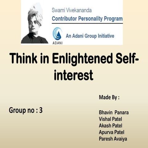 Cpd ch 10 englightned self interest