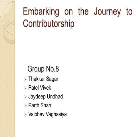 Cpd ch 6 embarking the journey