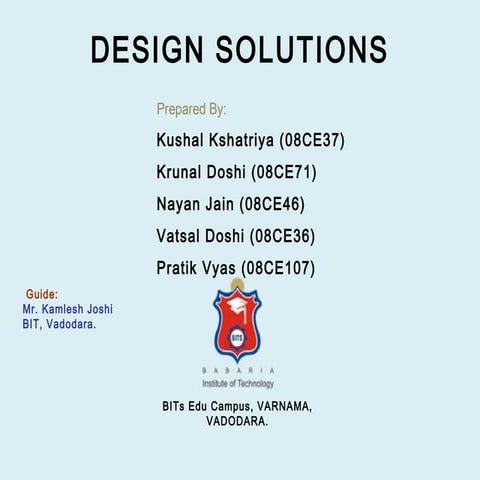 Cpd ch 7 design solutions