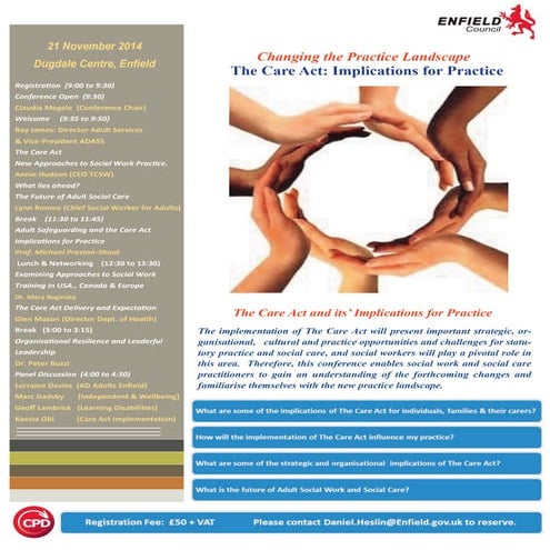 The Care Act: Implications for Practice
