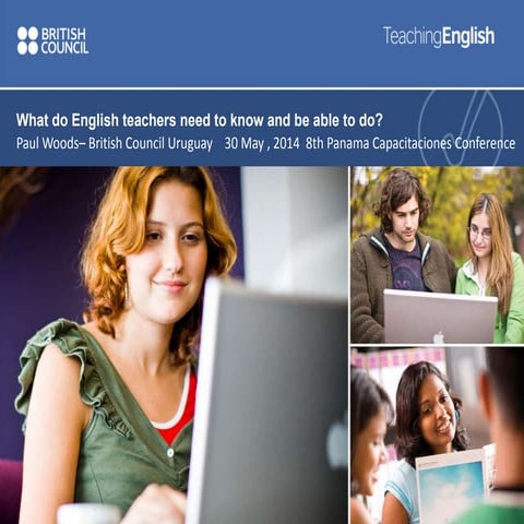 What do teachers of English need to know and be able to do?