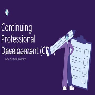 continuing professional development (CPD)