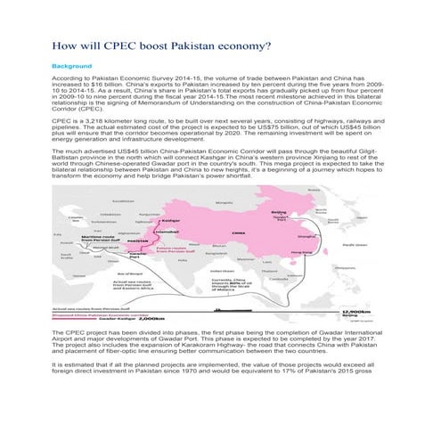 CPEC   deloitte overview