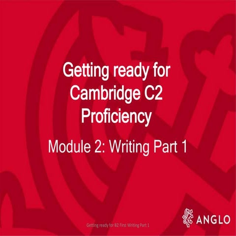 Cpe sp writing 1 slideshow part 1 | PPTX