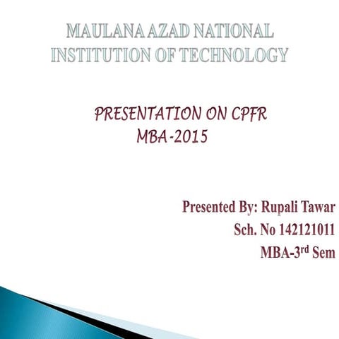 CPFR Presentation