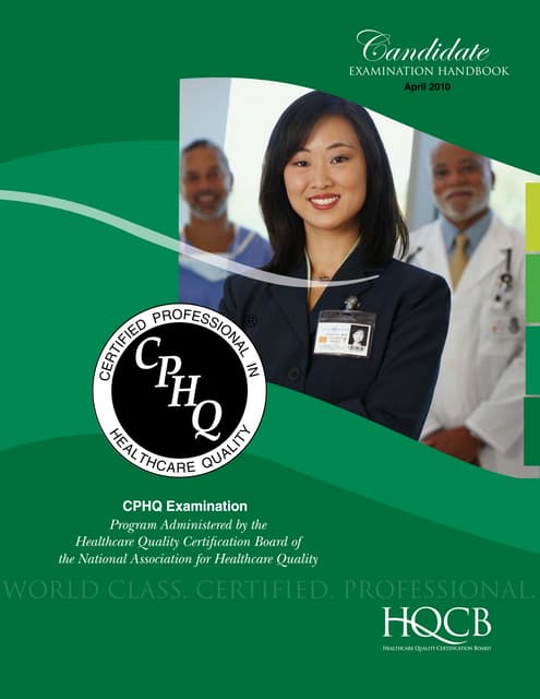 CPHQ Zertifikatsfragen