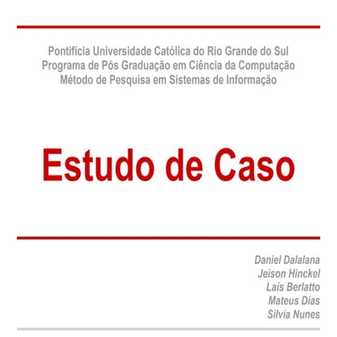Estudo de caso