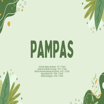 Comprehensive Overview of the Pampas Biome: Ecology, Economy, and ...