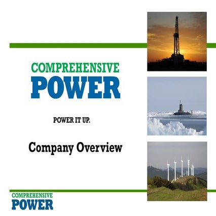 Comprehensive Power Introduction Q2 2012 - PM Motors/Generators, drives and c...