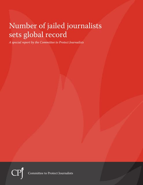 232 jornalistas detidos em todo o m...