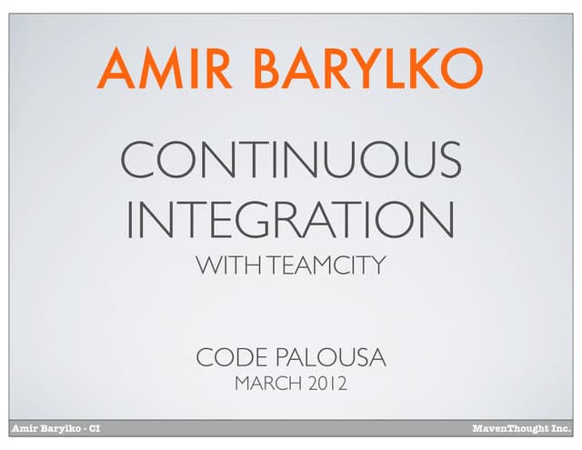 Cpl12 continuous integration
