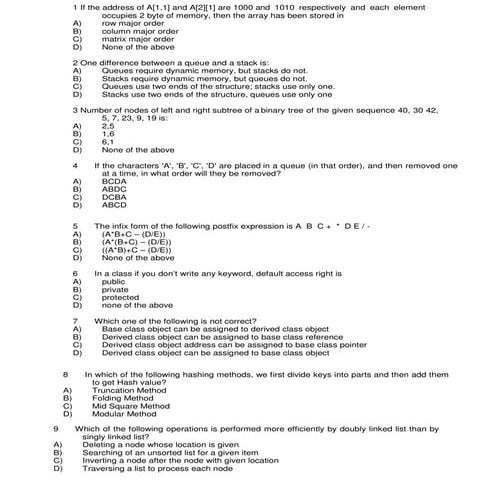Cplus plus abd datastructure