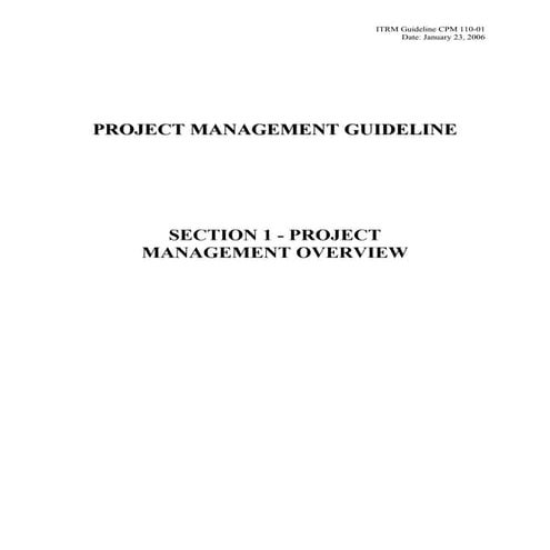 general project management 