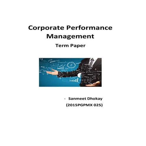 Cpm term paper   sanmeet dhokay - 2015 pgpmx025