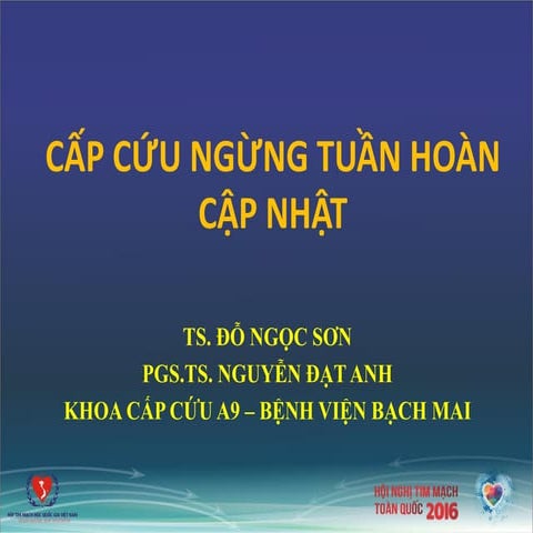 Cập nhật về cấp cứu ngừng tuần hoàn